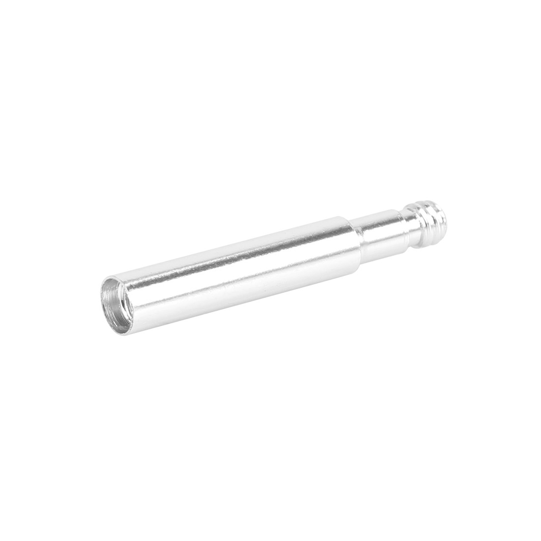40mm Aluminum Alloy Bike French Type Valve Extender Extension Silver Tone 4pcs