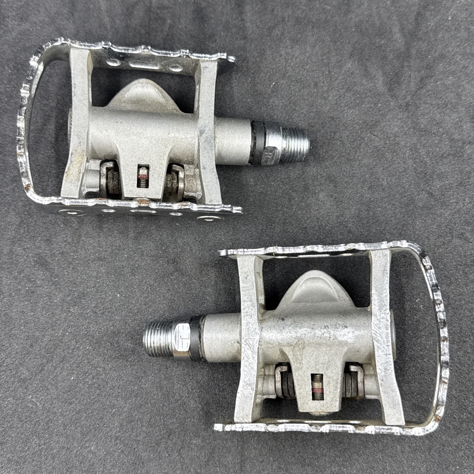 Shimano PD-M324 SPD Dual Platform Campus Pedals Silver EXCELLENT CONDITION
