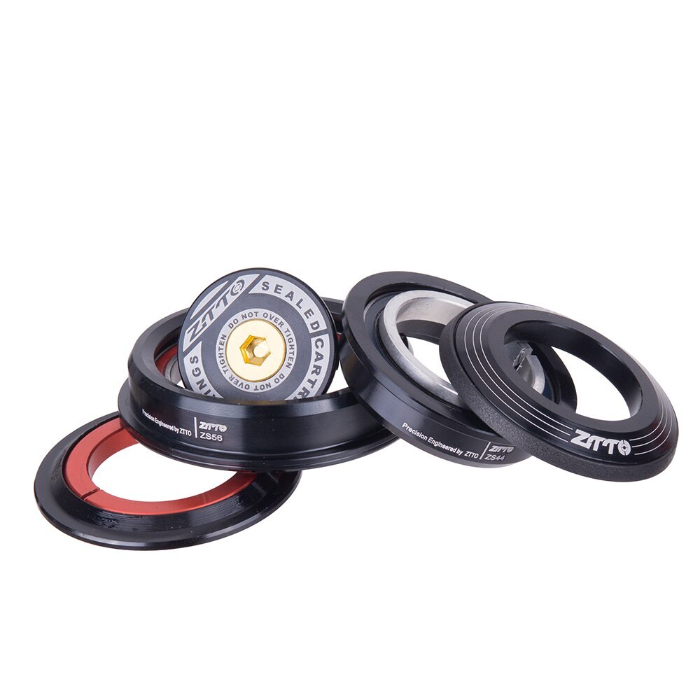 MTB Bicycle Headset ZS44 ZS55 Tapered Straight 28.6mm Fork Universal Bearing
