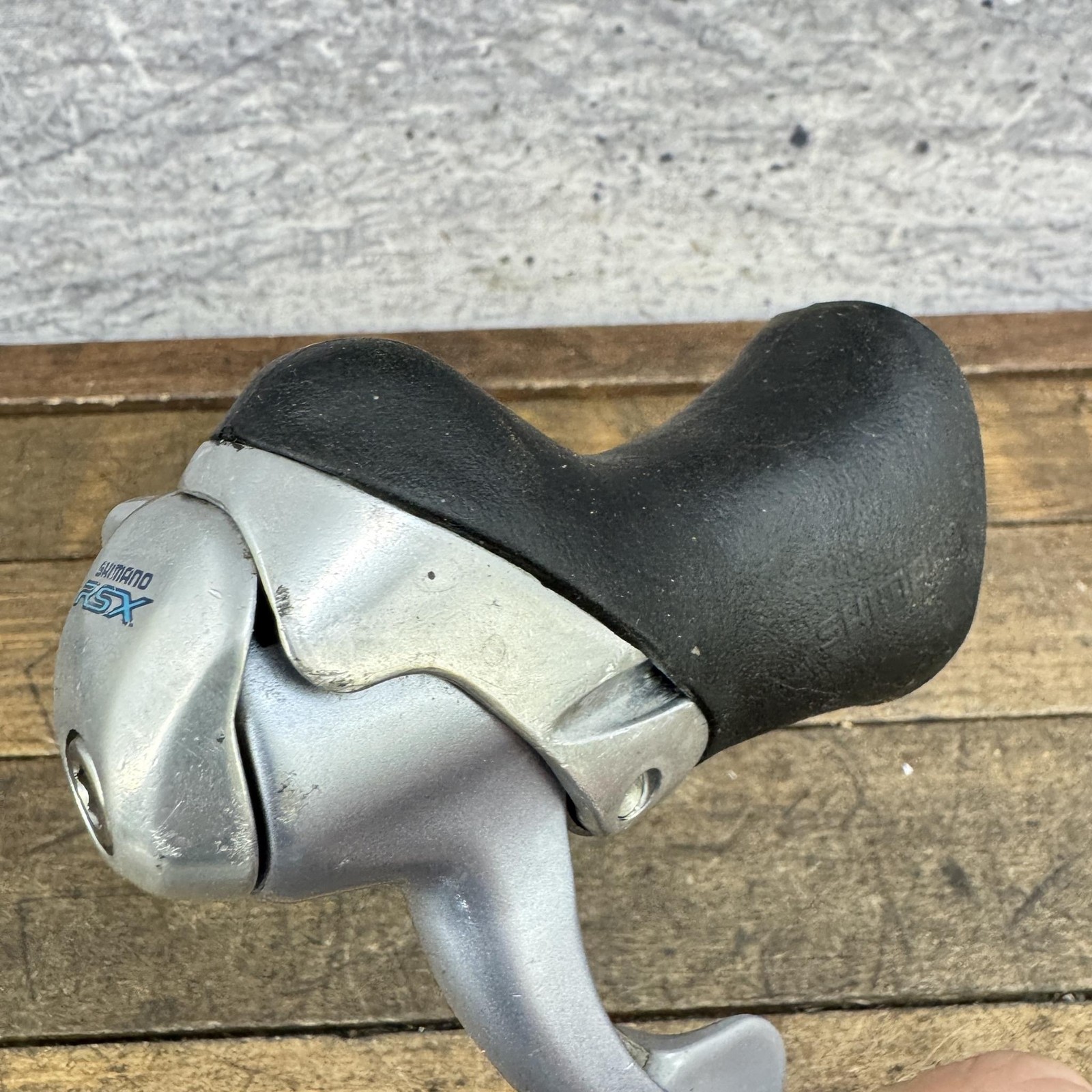 Vintage Shimano RSX ST-A410 LEFT 7s Shifter Lever Hood Cap Road Silver PARTS
