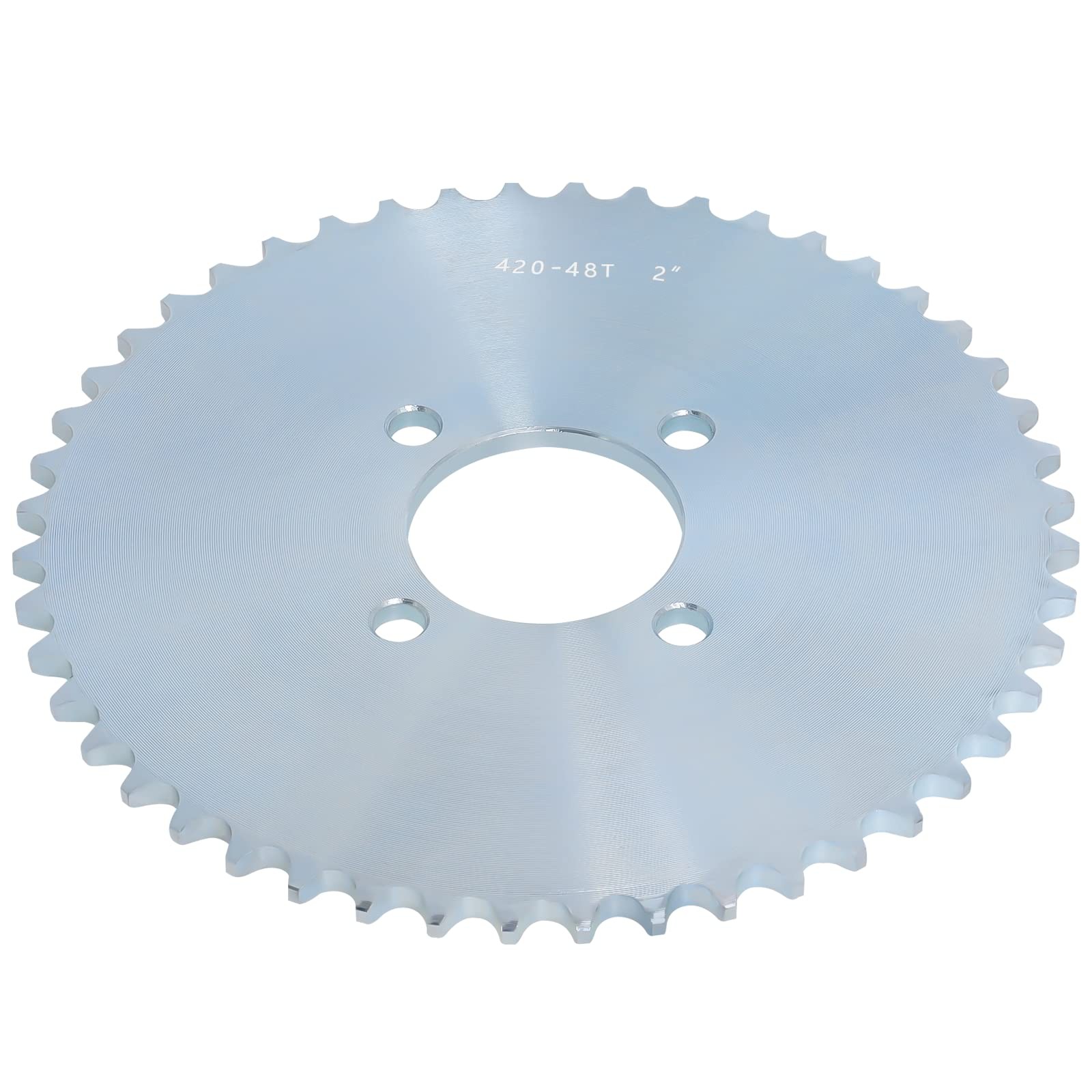 Gekufa 48 Tooth Go Kart Sprocket For 40/41/420 Chain 2 Bore Heavy Duty Steel