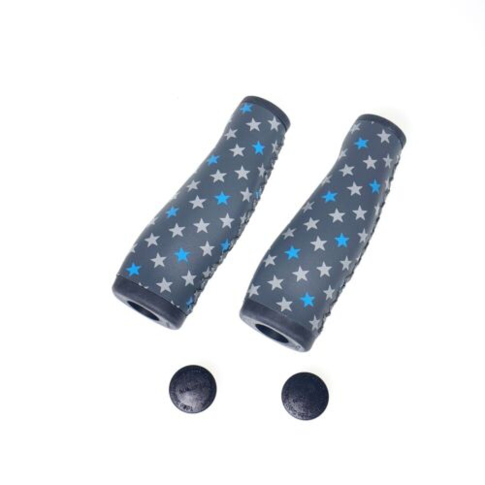 Vintage Star Print Bike Flat Bar Bicycle Handlebar Grip 135mm MTB City Bike