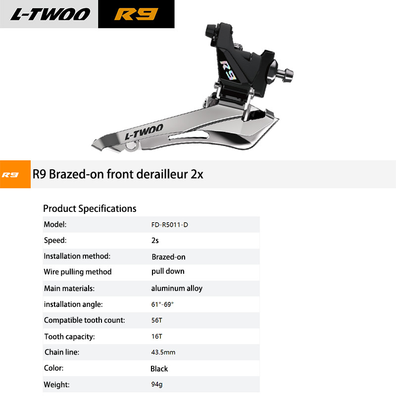 LTWOO R9 2×11 Speed Road Bike Groupset Shifters Lever Derailleur Cassette Chain