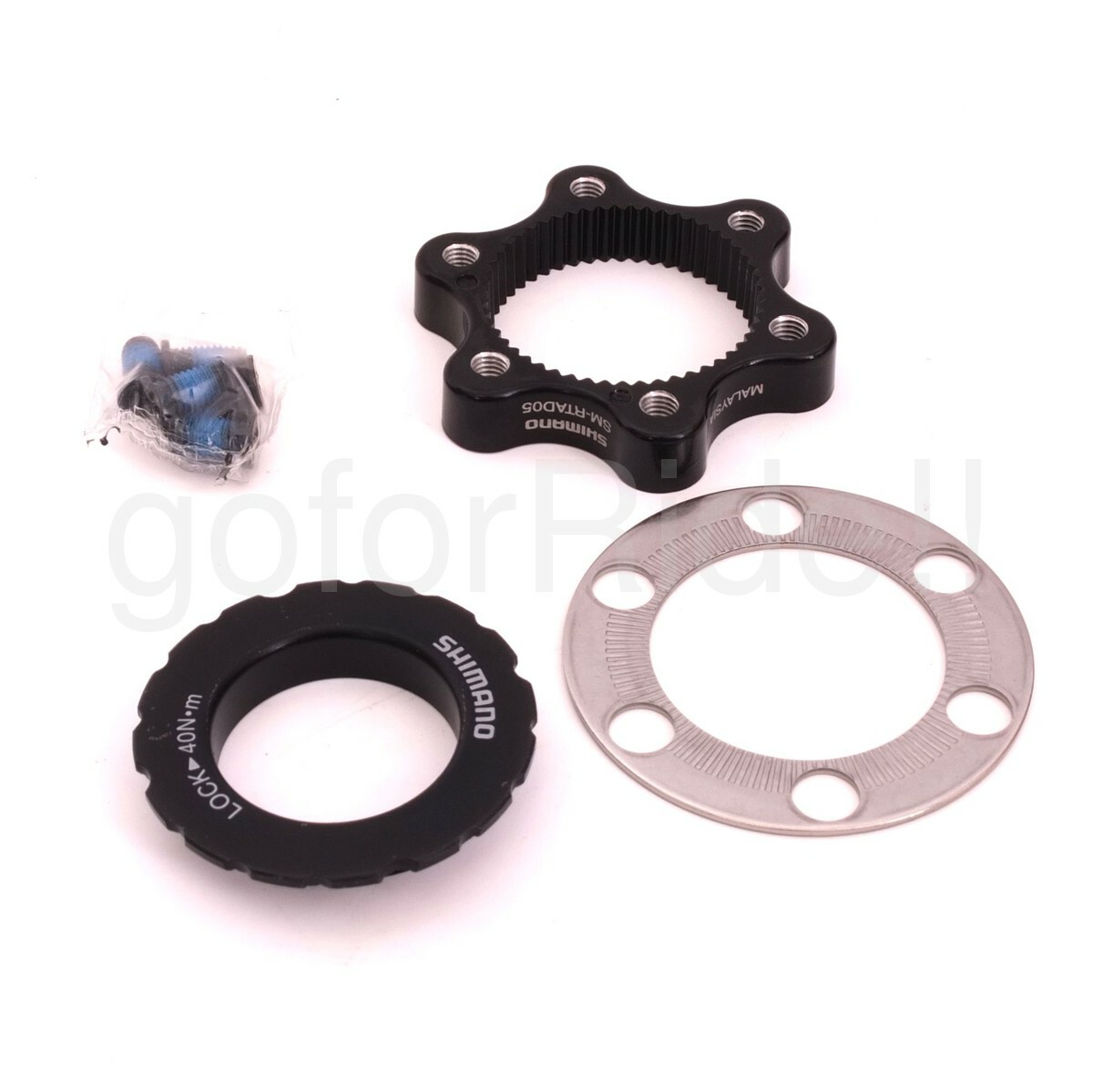 2 pair Shimano Center Lock Hub to 6 Bolt Disc Brake Rotor Adapter SM-RTAD05 NIB
