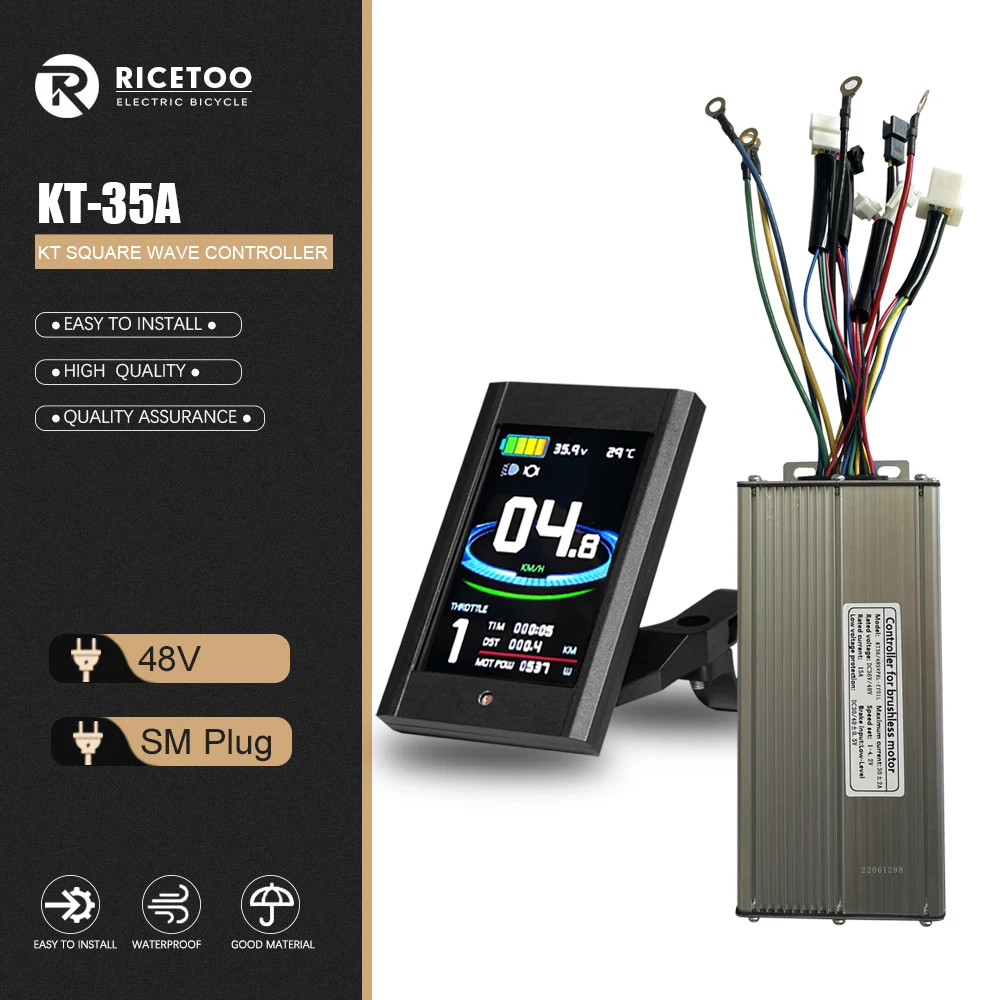 48V 30A 35A 50A Ebike Squarewave Controller for 52V/60-90V 1000W-3000W Motor