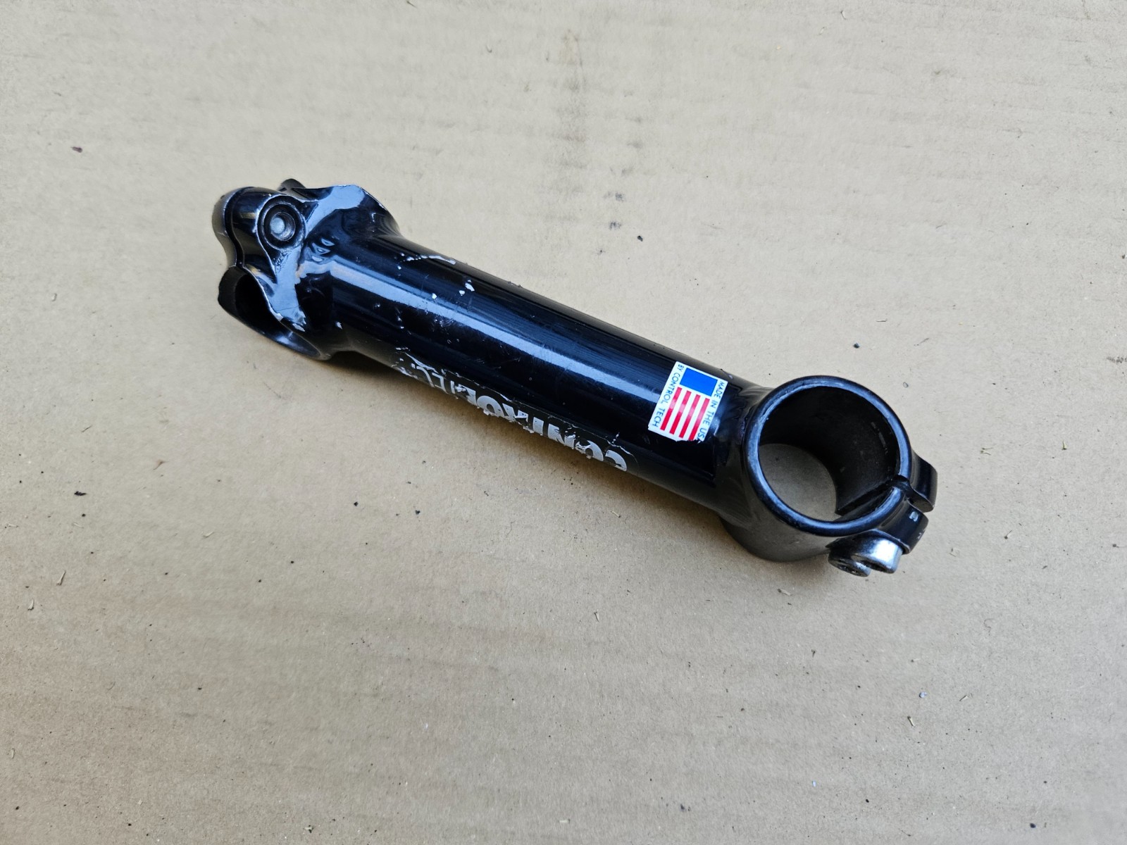 Vintage 90s 1-1/8″ Control Tech Threadless Stem 135mm x 25.4mm Black made in USA