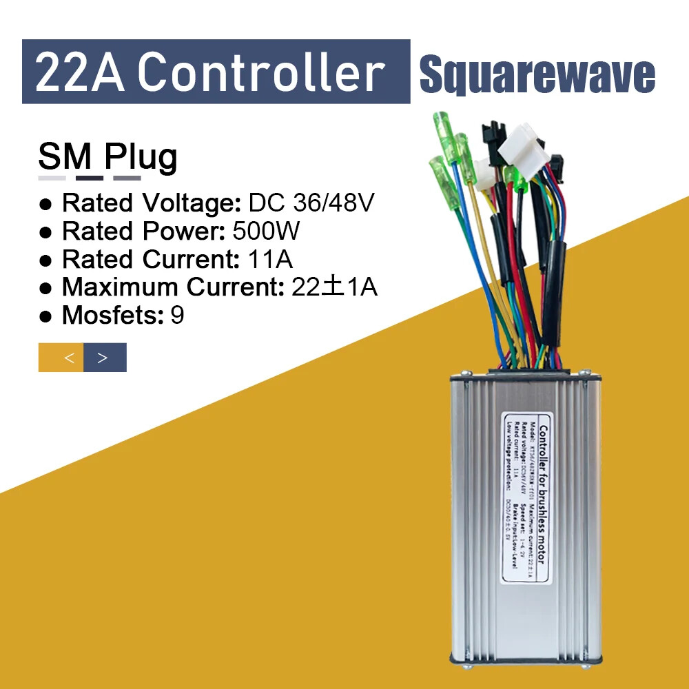 Electric Bike 36V/48V 15A/17A/22A/25A/30A/50A KT Squarewave/Sinewave Controller