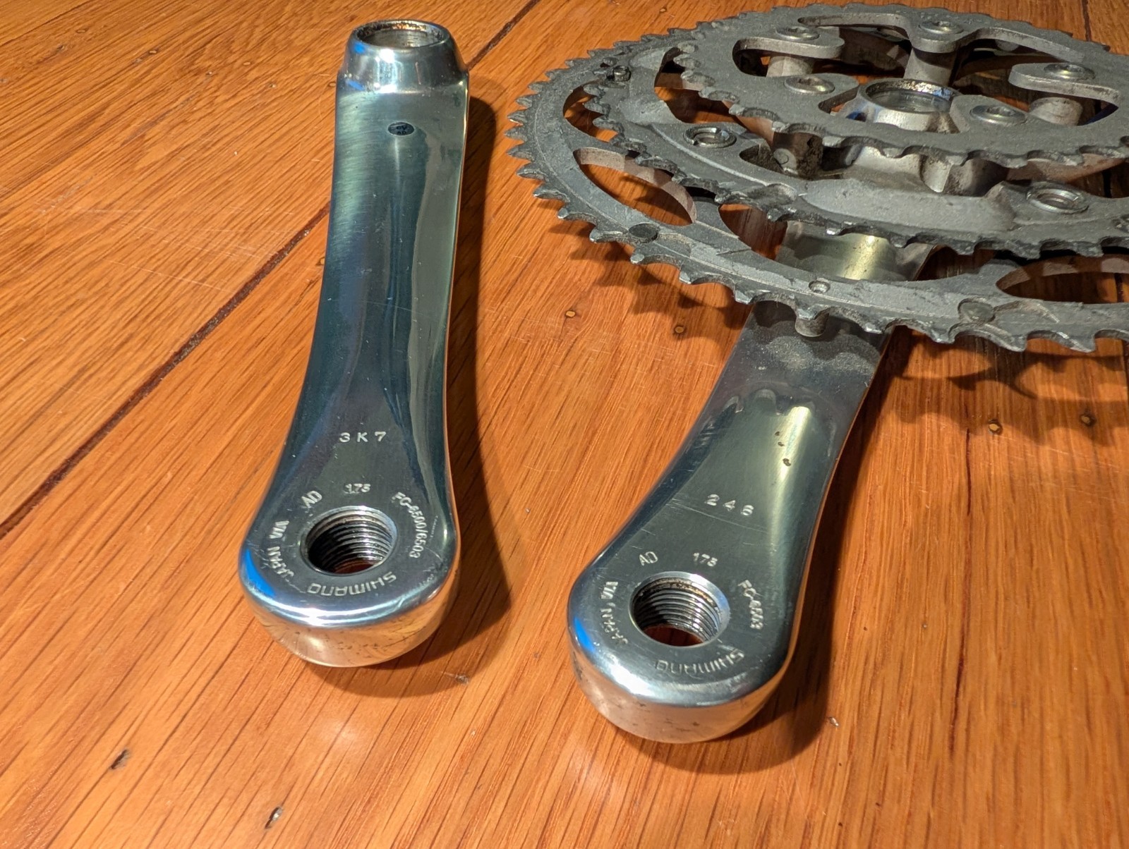 SHIMANO ULTEGRA 6503 Crankset 9 Speed 6500 ROAD BIKE, CX Triple – 54/42/30