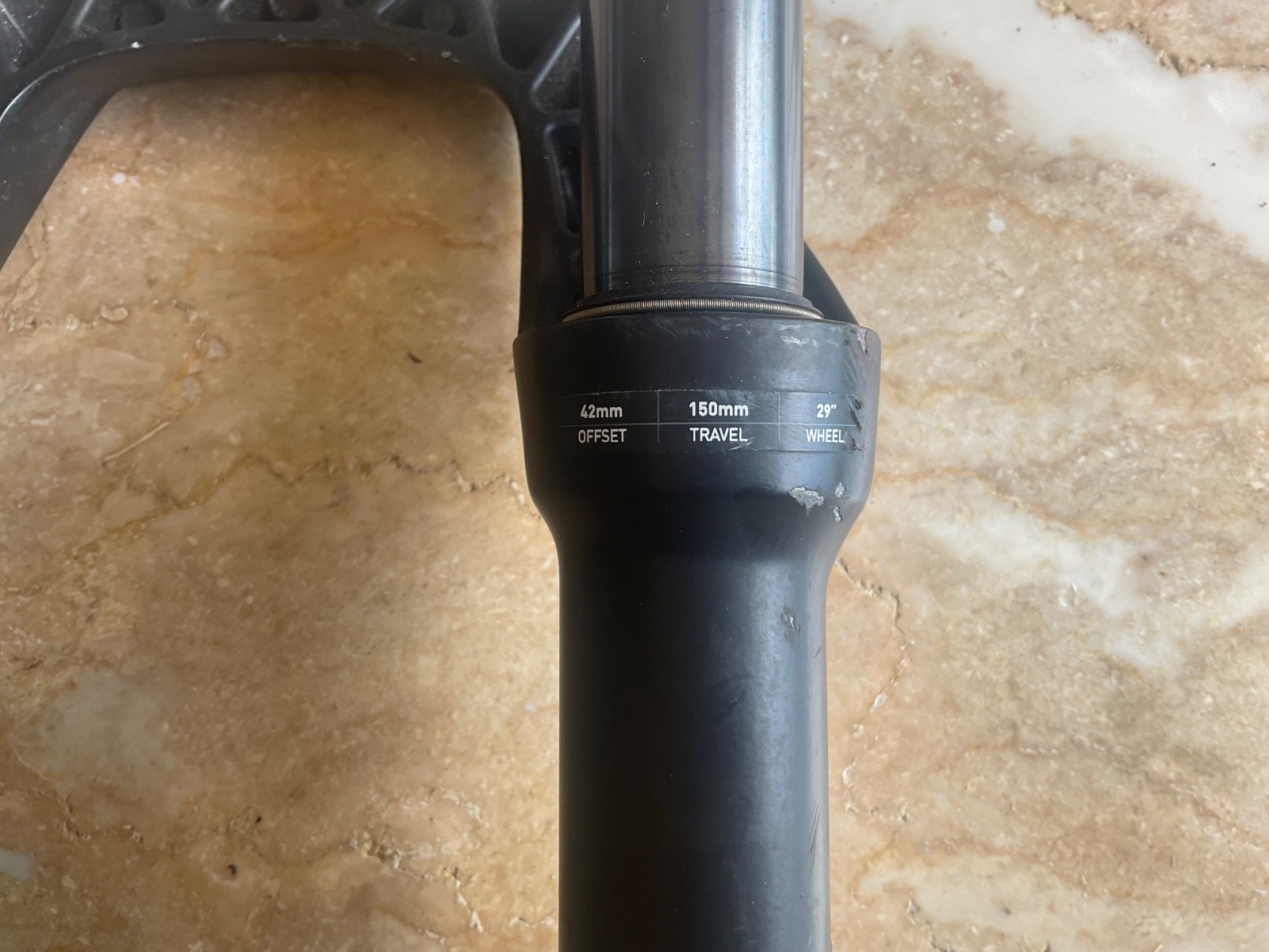 Rockshox Recon Silver RL 42mm Offset Travel 150mm Boost 110 Thru Axle 15mm