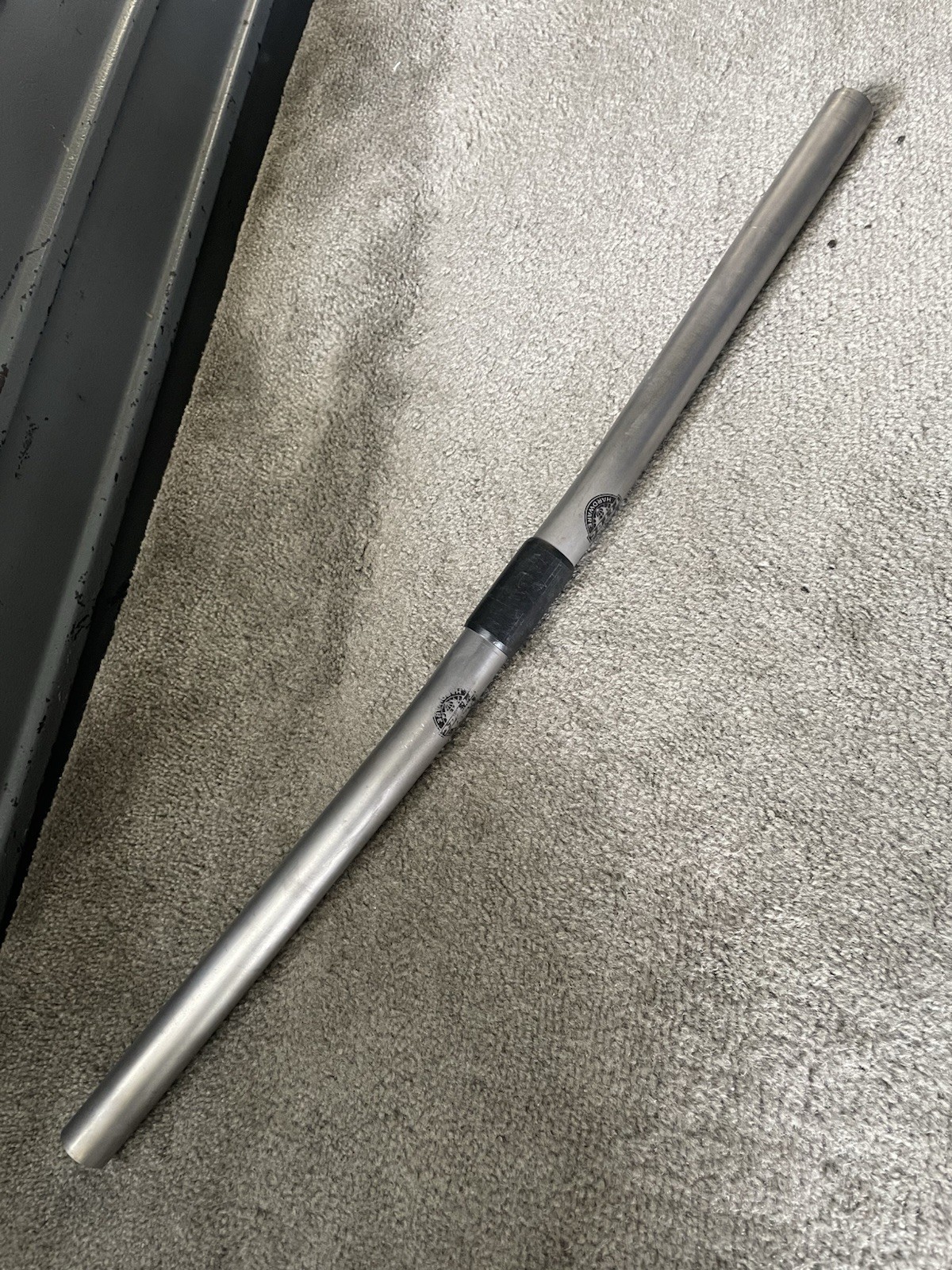 TiTEC H-Bar Flat MTB Titanium 555mm, 1” with shim