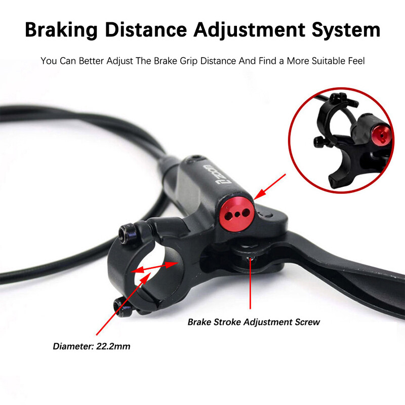 ZOOM Hydraulic Disc Brake 4-Piston Caliper Lever IS/PM 160mm Mountain Bike Part