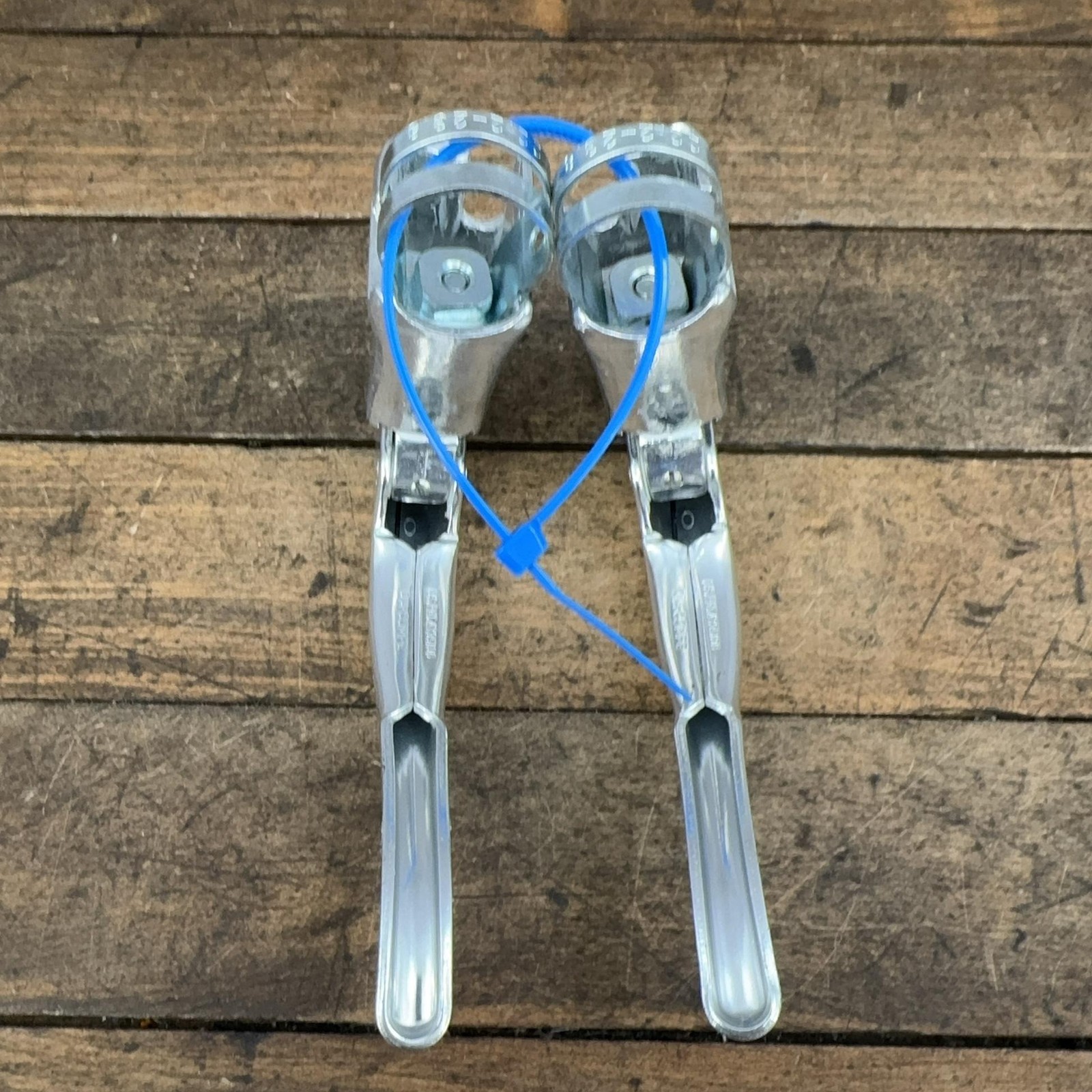 Vintage Shimano BRS Blaze Brake Lever Set NOS Aero Drop Bar Silver 23.8