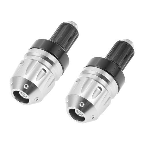 2pcs Motorcycle Bar Ends Plug Universal Handlebar Bar End Caps Aluminum Alloy