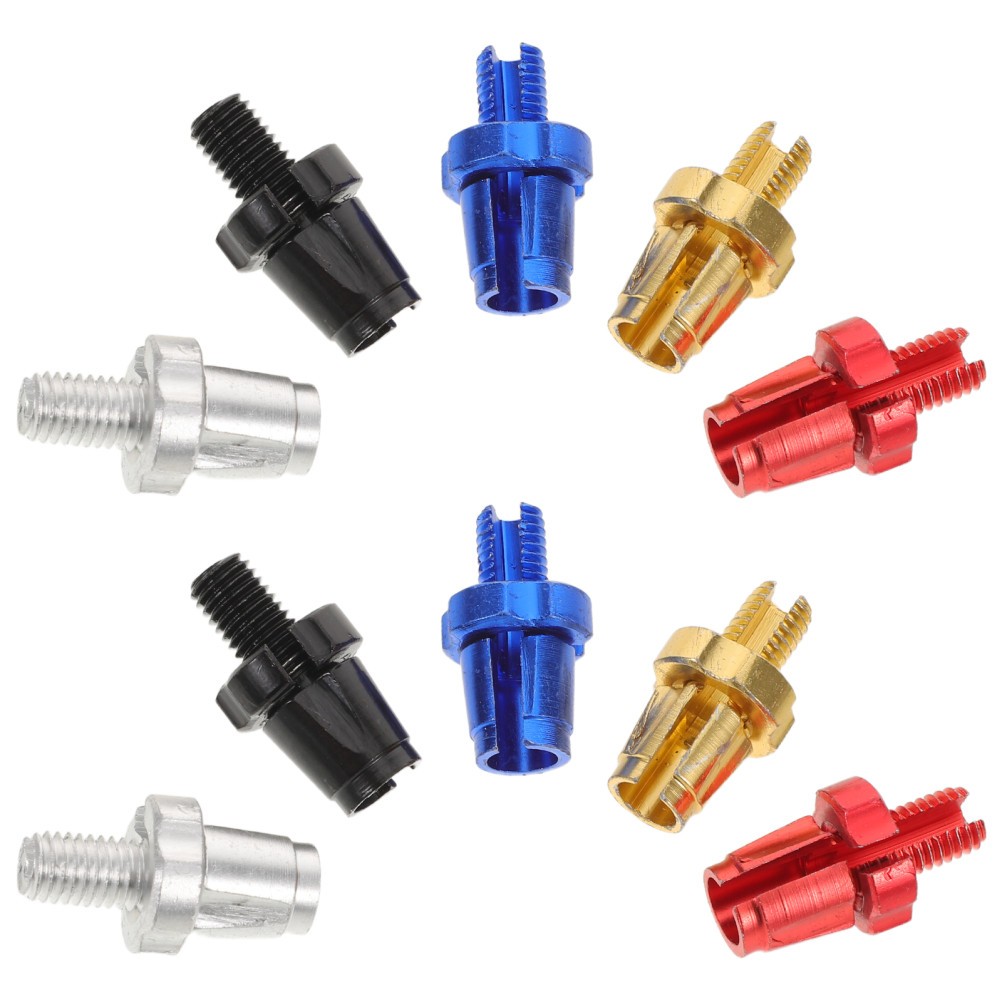 10Pcs Aluminum Alloy Bike Brake Screws Durable Brake Adjuster Bolts for Bicycle
