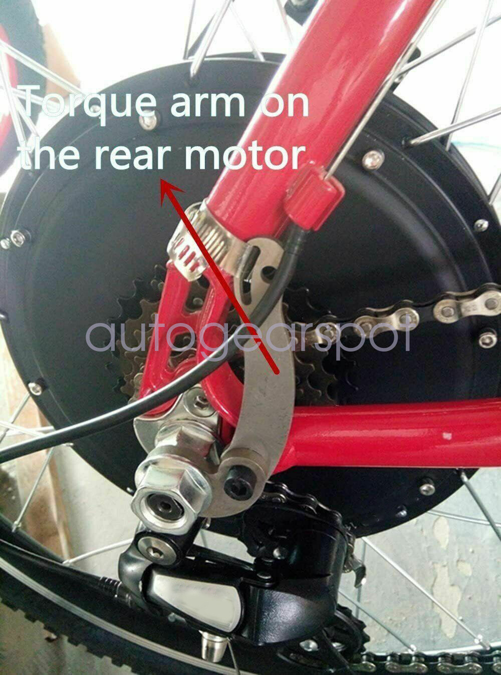 2 Set NEW For Front Or Rear E-Bike Electric Bicycle Universal Torque Arm US