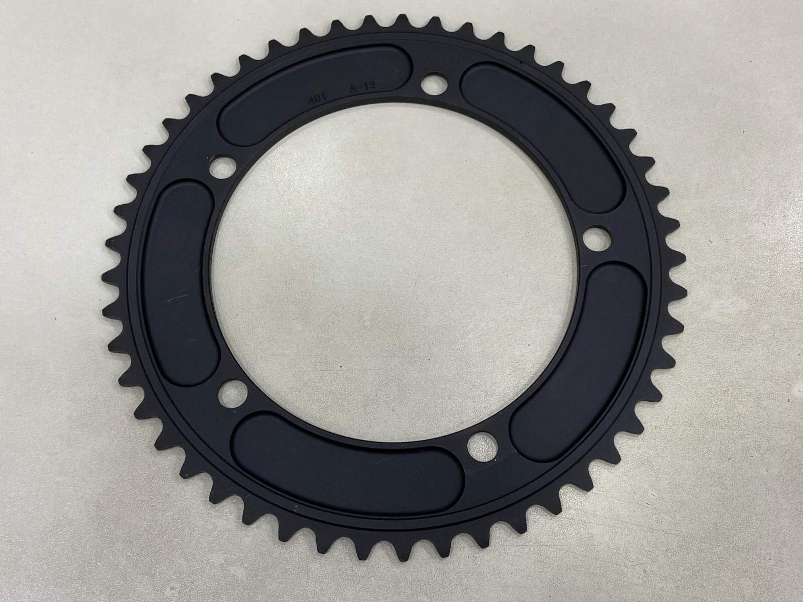 Sugino Track Racing ZEN144 BCD 144mm x 5Bolts 1/2″ x 1/8″ Chainring (44T-58T)