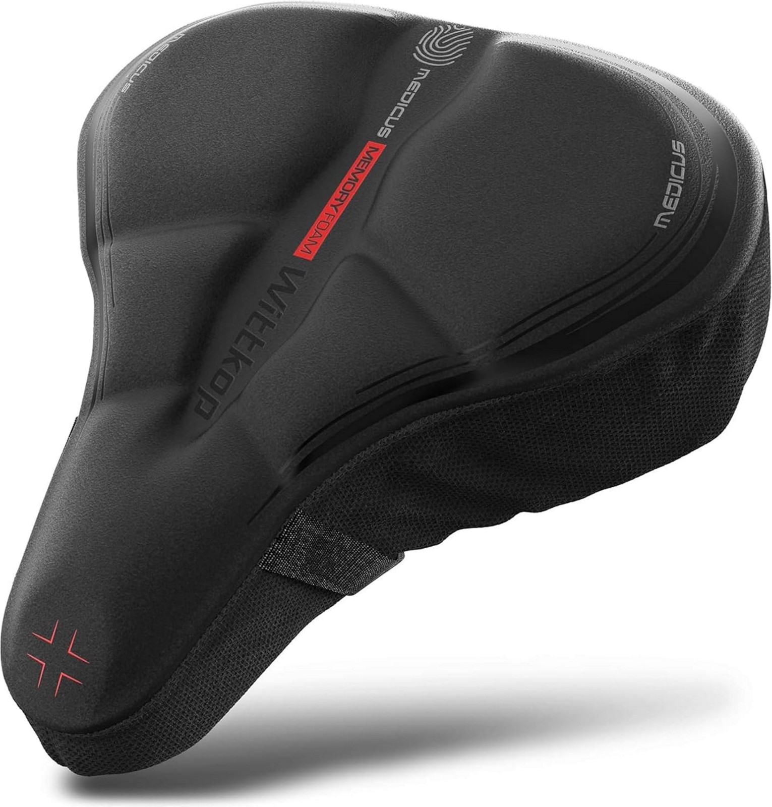 Bike Seat Cushion Made of Comfy Memory Foam I Bike seat Cover for Men & Women…