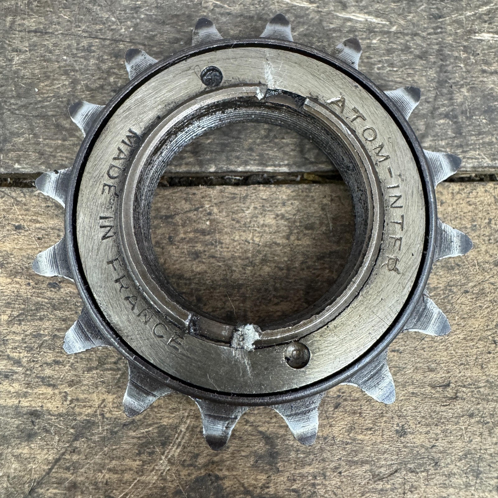 Vintage ATOM INTER Single Speed Freewheel 16T BMX Made France Bike Cog