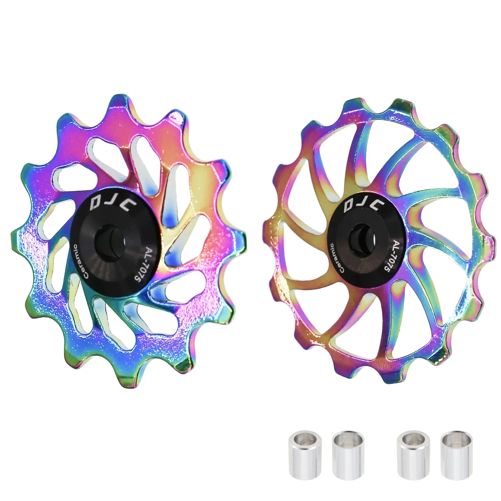 DJC Bike Pulley Wheel Ceramic Bearing Oilslick 11T 12T 13T 14T 16T MTB Road Bike