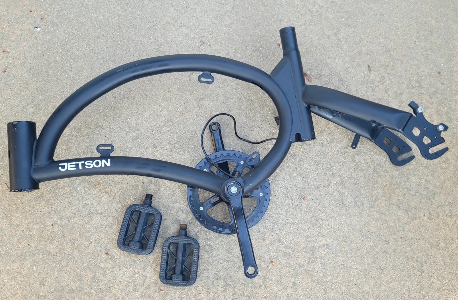 Jetson Bolt PRO Frame, Crank, Pedals assembly ﴾ BIKE PARTS ﴿‏