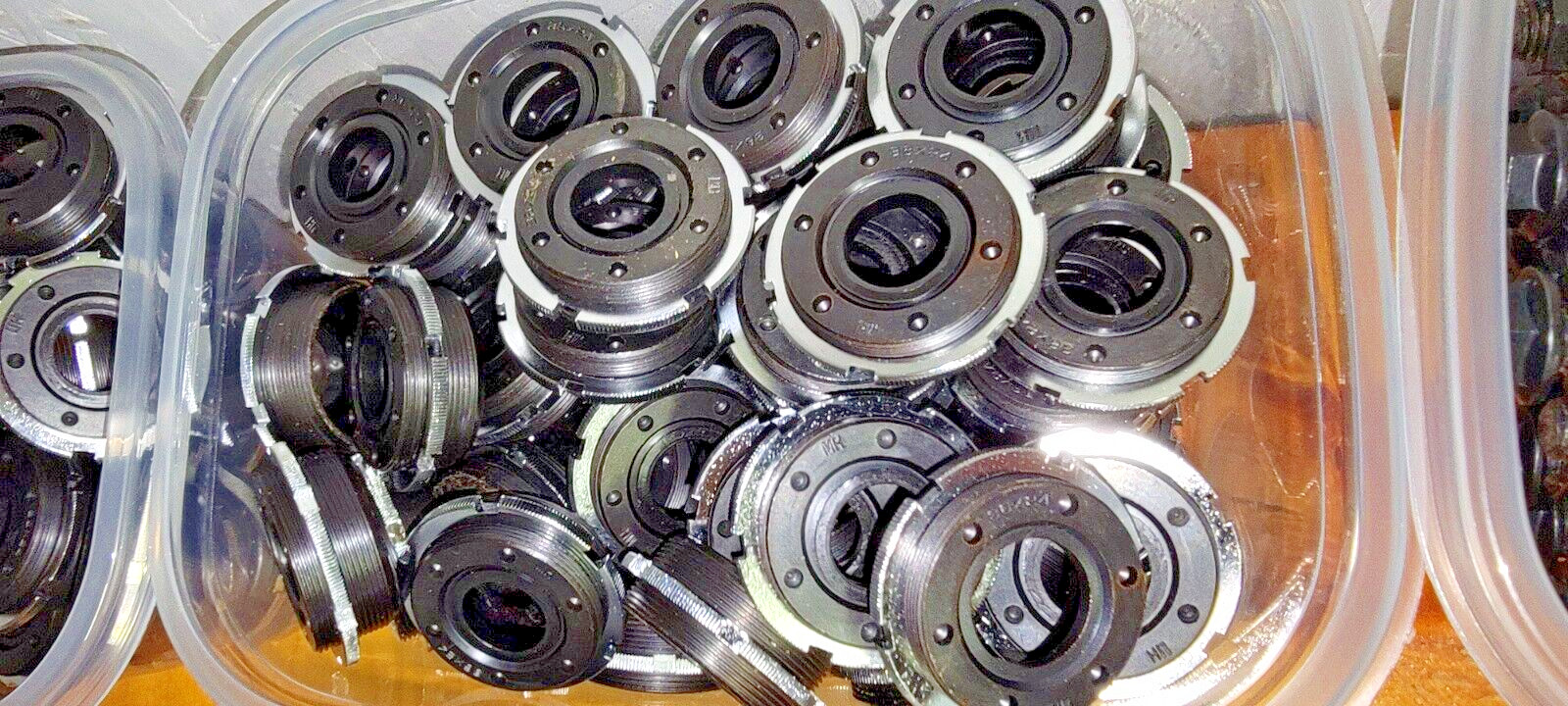 Shimano Bottom Bracket Includes Nutted 5H 116 Spindle, ITA 70 36x24T Vintage