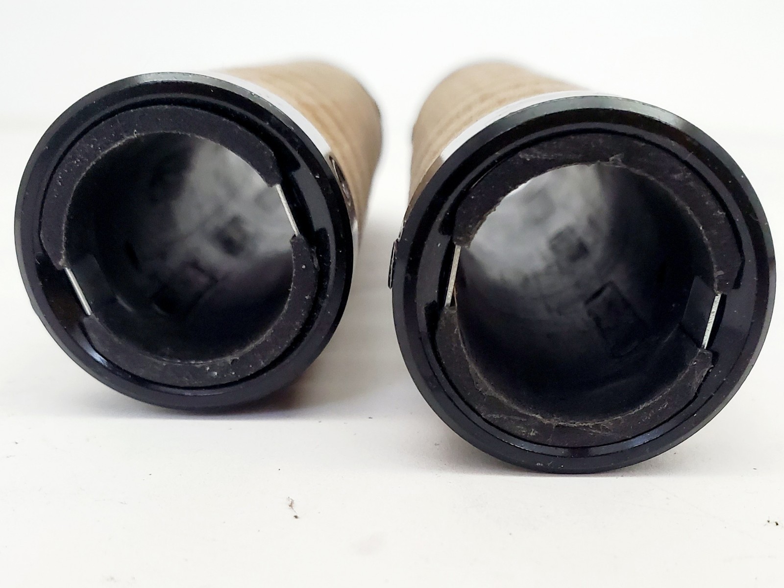 XLC Wood-Style Clamp-on MTB Handlebar Grips Used