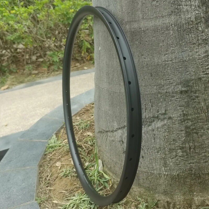 Super Light 29ER MTB Bicycle Carbon Rims Asymmetrical Tubeless Wheels 35x25mm