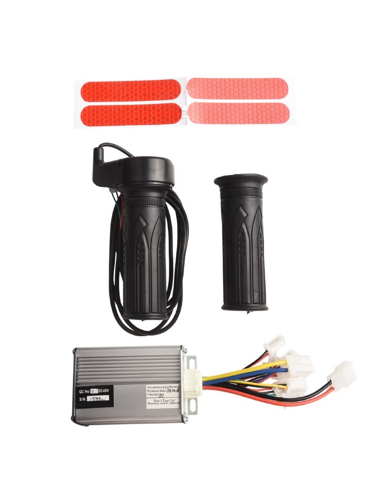 Compatible with 24V 48V Brushed Motors Brush Controller Throttle Grip Set