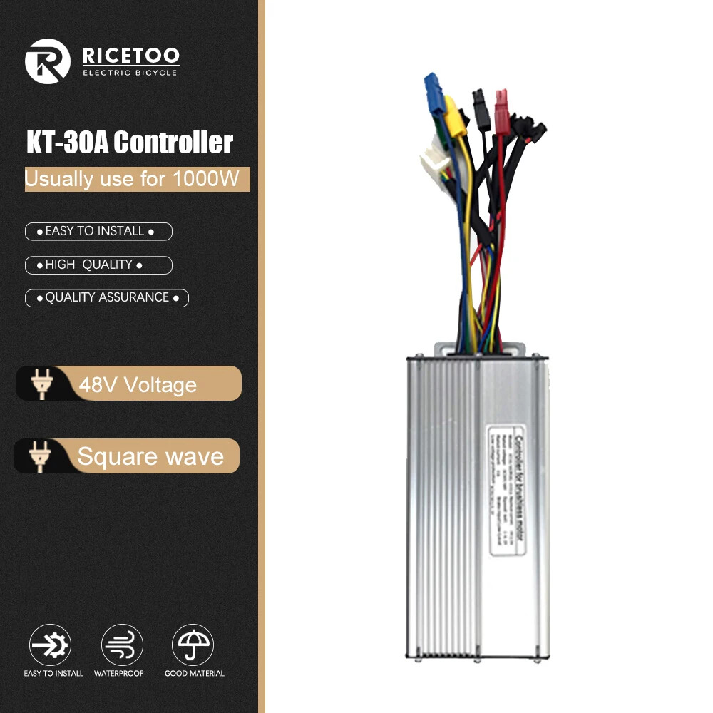 250W-3000W Electric Bicycle KT 15A-50A Sine/Square Wave Brushless Controller