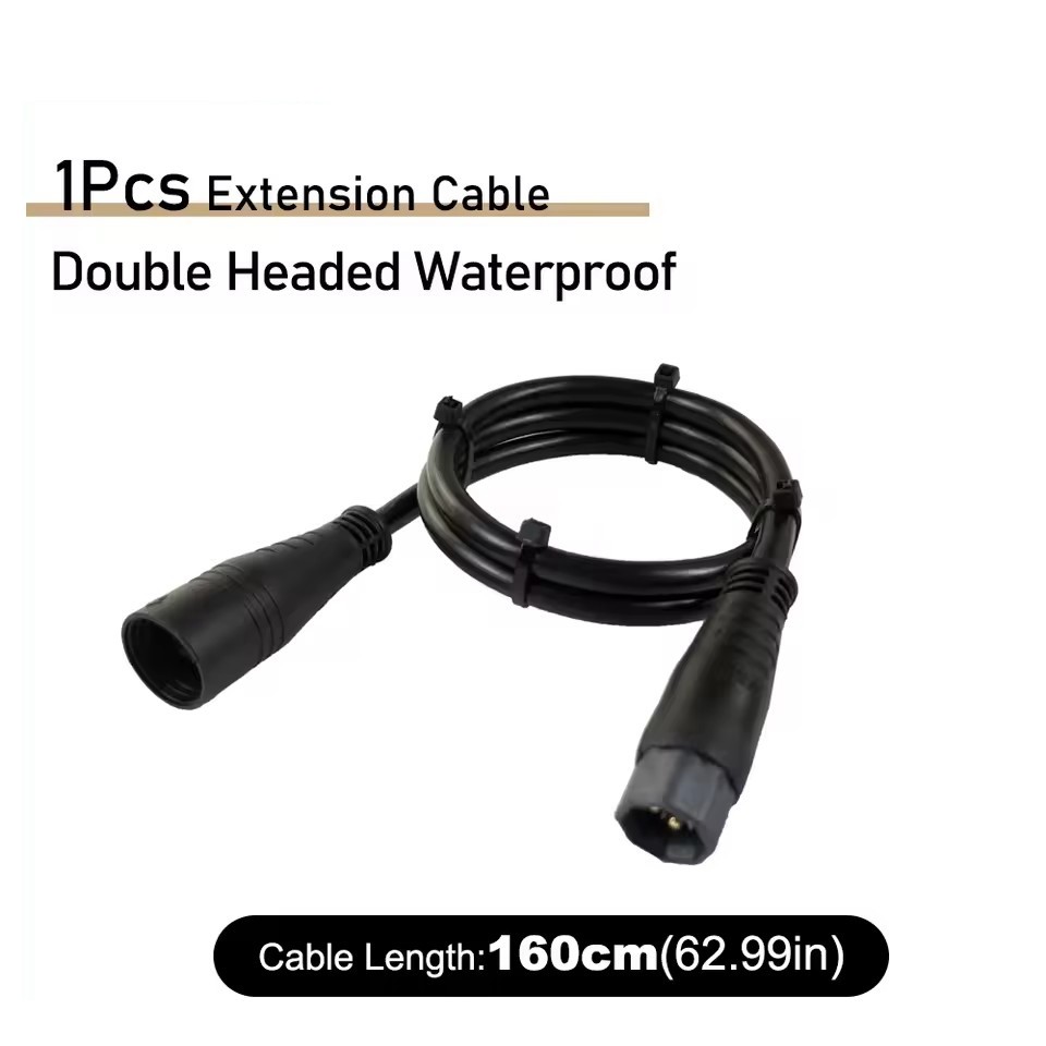 E-bike 12V-72V 1000W Hub Motor 9Pin Waterproof Extension Cable Conversion Line