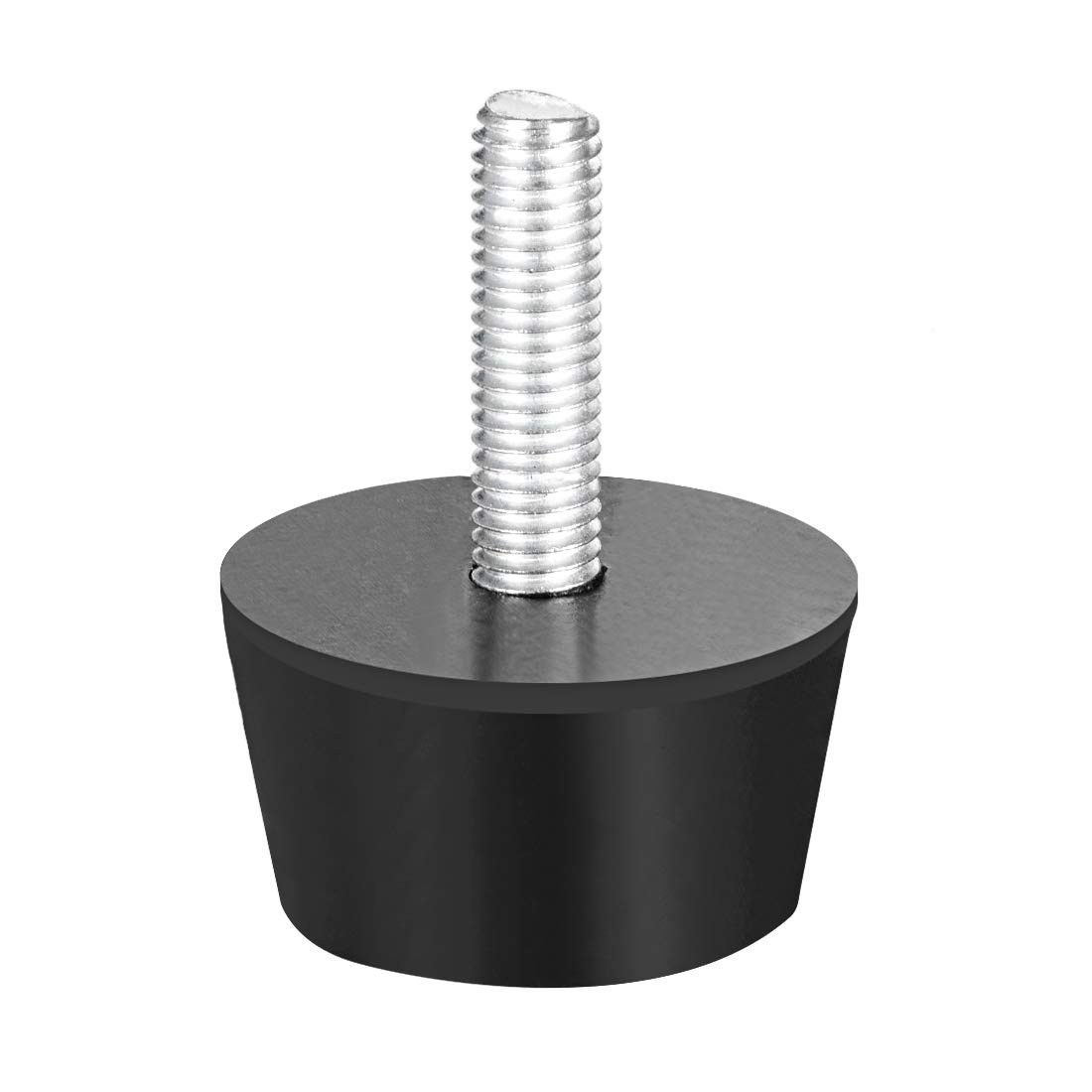 uxcell 1.5″ x 0.79″ Rubber Conical Vibration Isolators Mount M8x30mm, Black