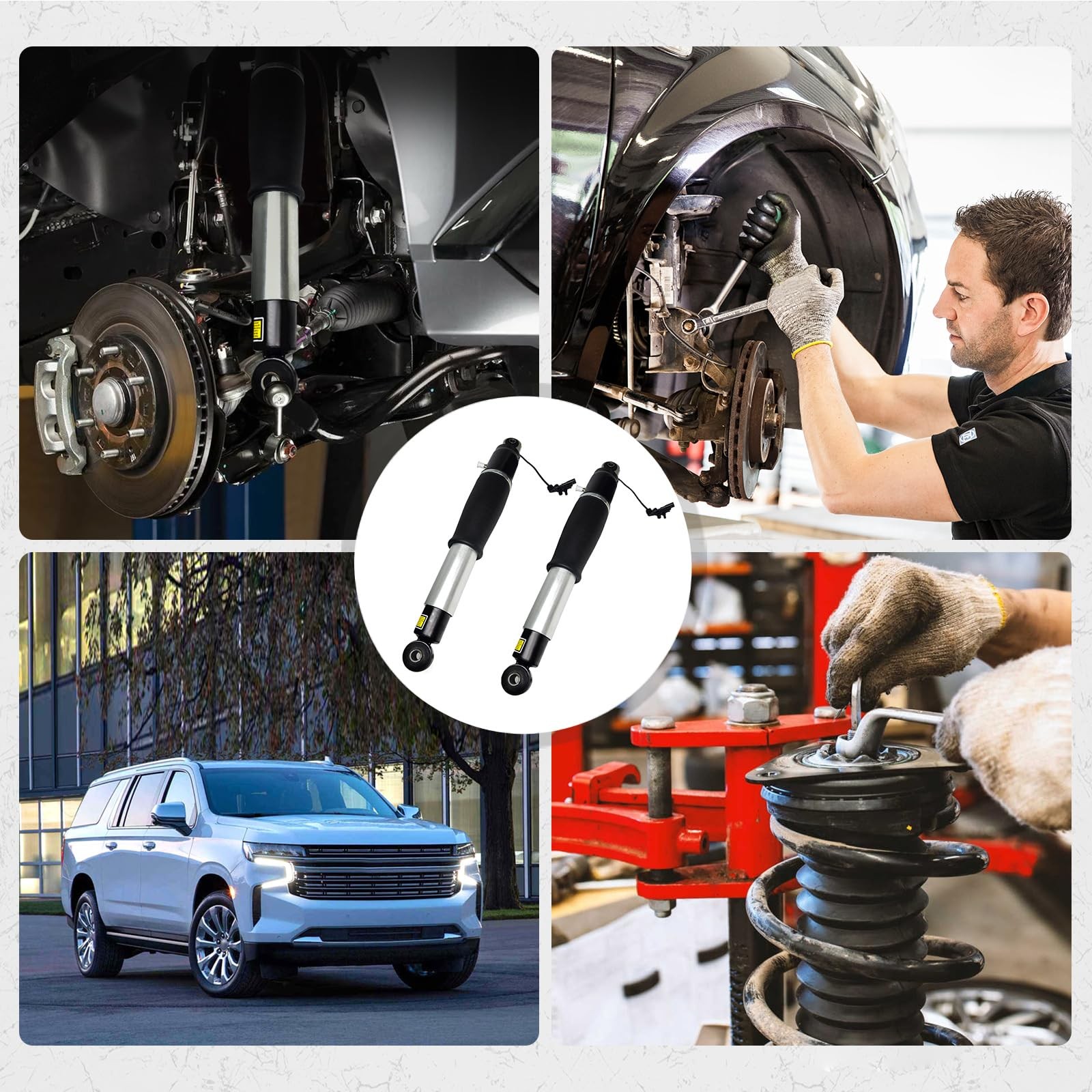 2pcs Rear Air Shock for 2015-2020 Escalade ESV, Tahoe Yukon XL 84176675 23267007