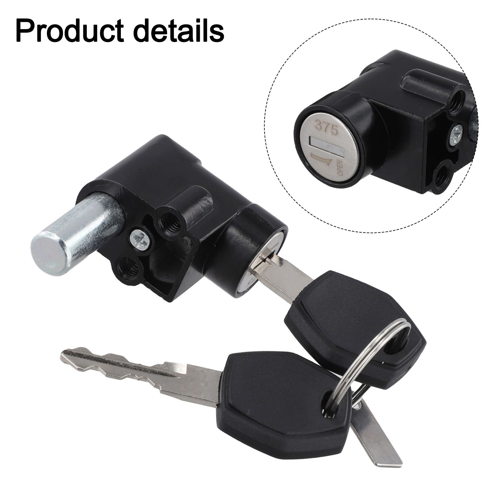 Secure Lock For Ebike Ebike Battery Lock Approx 5x3CM Size Practical To Use