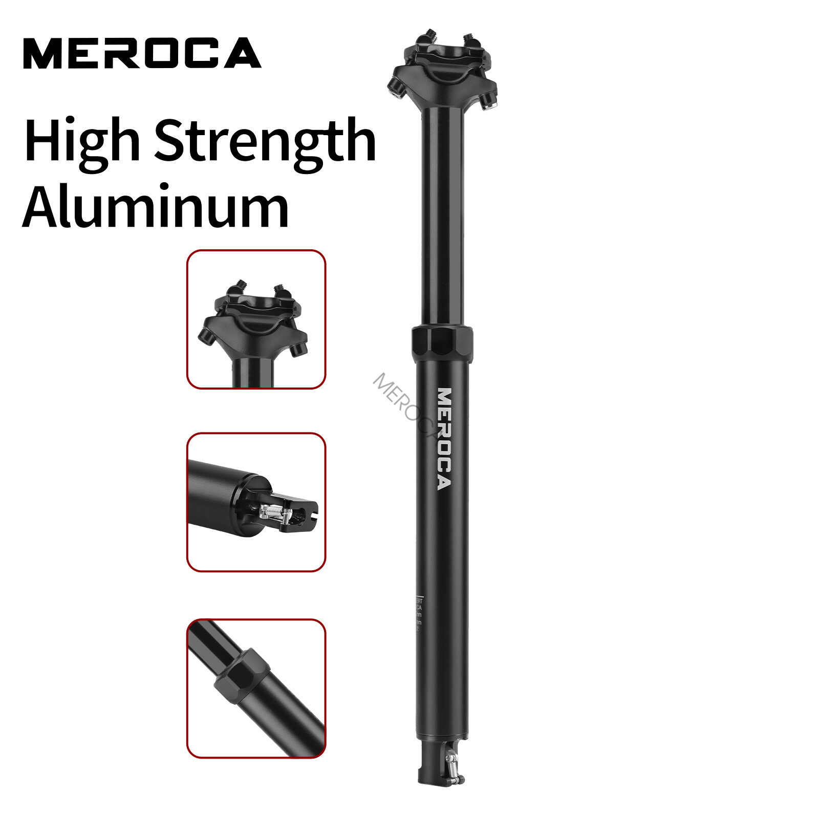MEROCA MTB Dropper Seatpost Mountain Bicycle 27.2/30.9/31.6mm Inner Wire Control