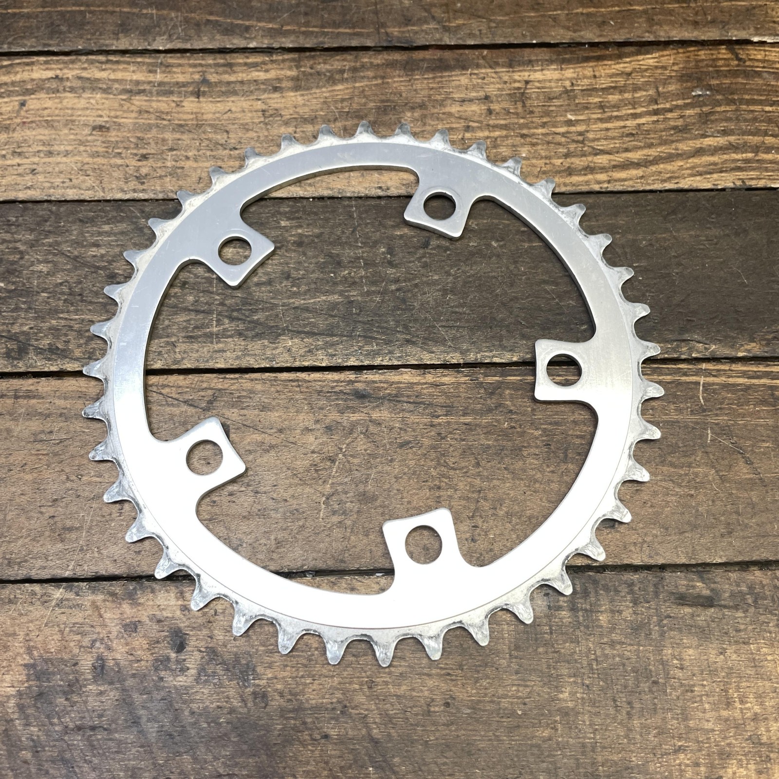 Vintage Sugino 40T Chainring 110 BCD 5-Arm Silver Japan Bike 40 Tooth Alloy