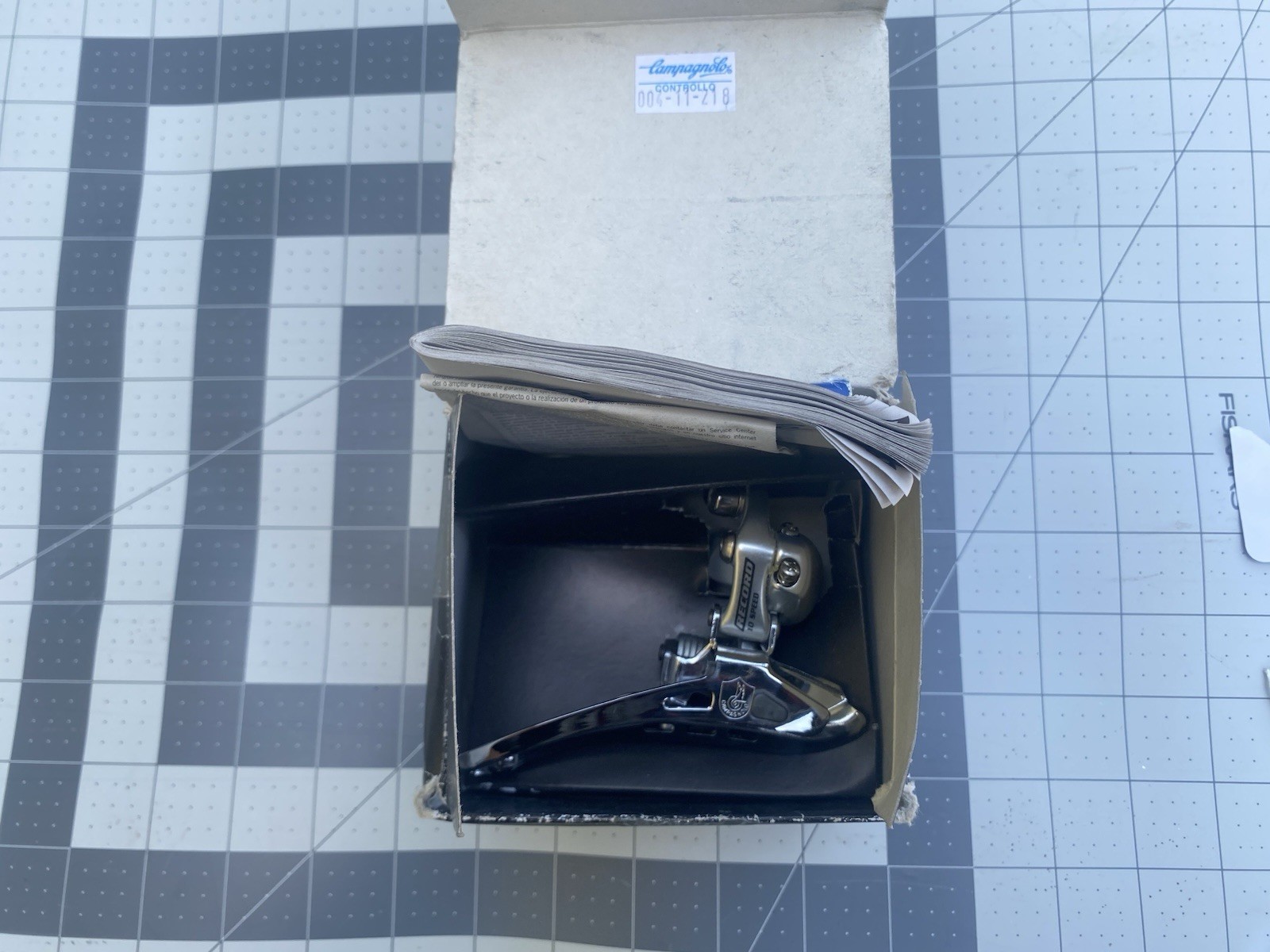 Campagnolo Record Front Derailleur 9/10 Speed Clamp-On 28.6mm NOS