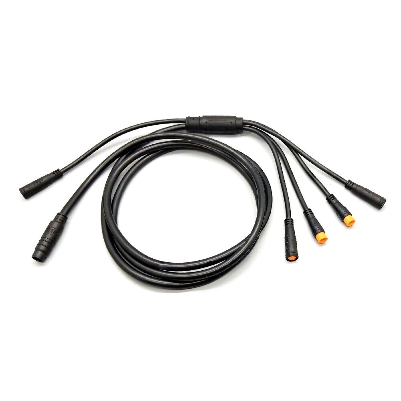 1x Electric Bicycle E-bike Integration Cable Waterproof 1 to 5 For KT Controller