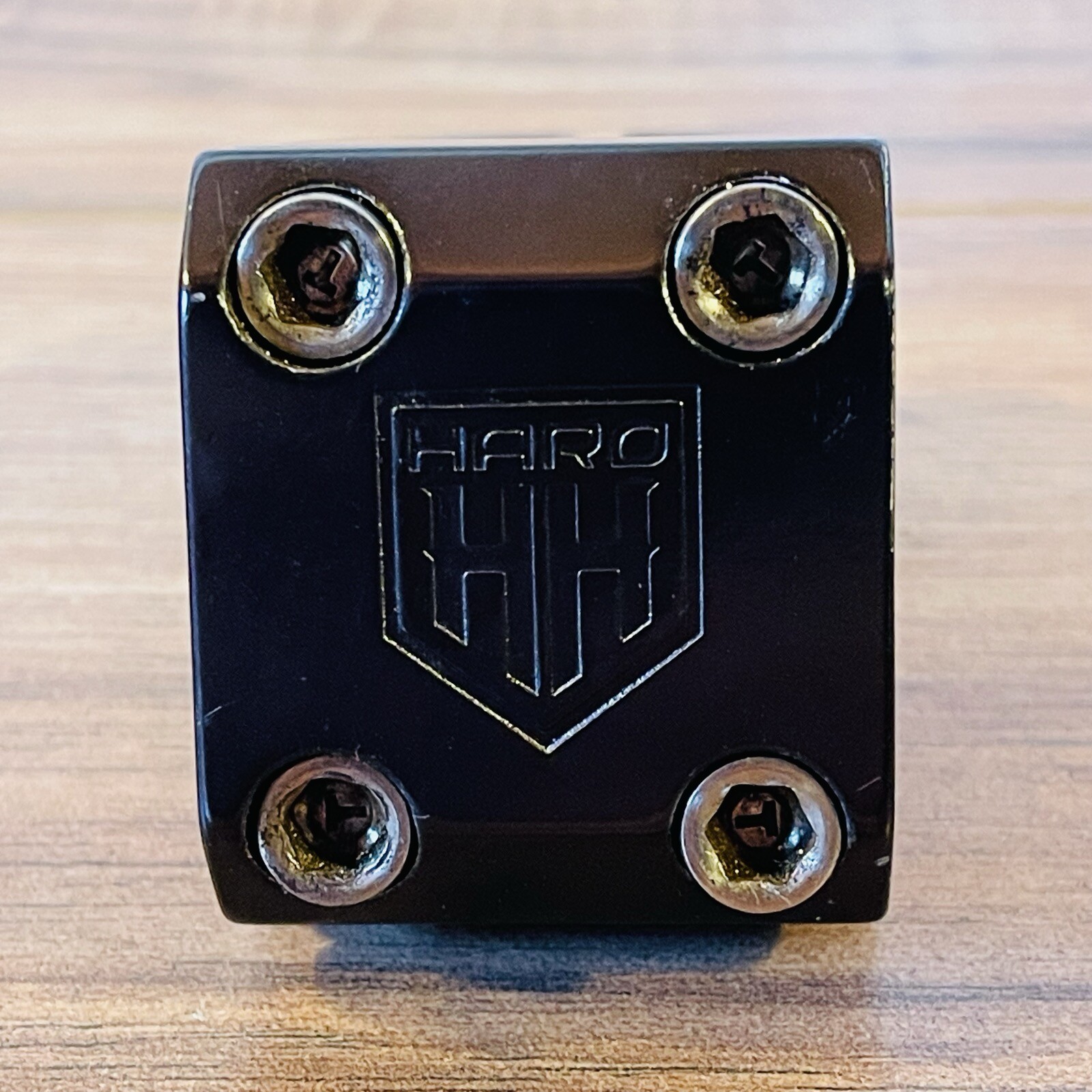 Haro Big Block BMX Stem 1 1/8 inch Threadless Mid School 4 Bolt Black 