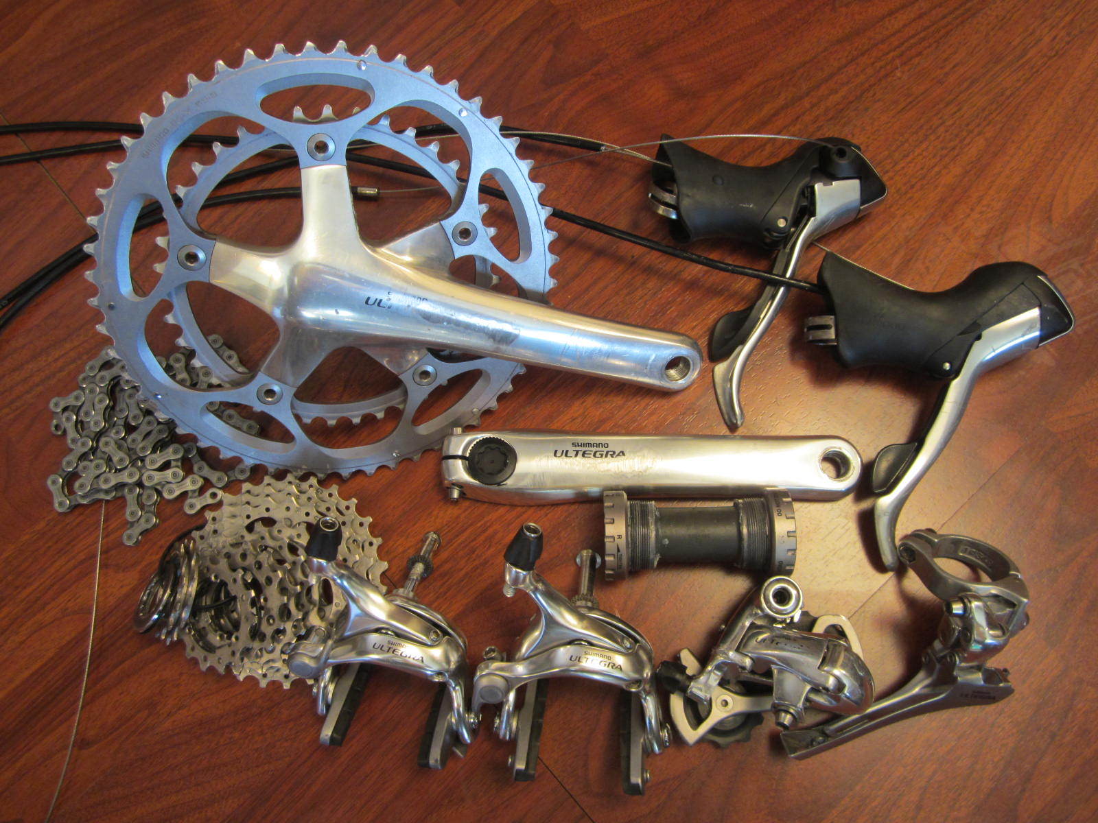 SHIMANO ULTEGRA 6600 10 PIECE GROUP GROUPPO COMPLETE BUILD KIT 10 SPEED DOUBLE
