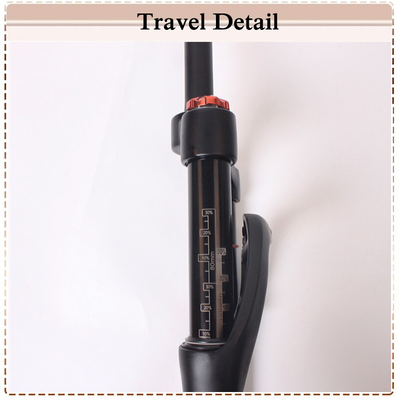 26*4.0 inch MTB Fat Bike Air Suspension Fork 1-1/8 Threadless Disc Brake Fork QR