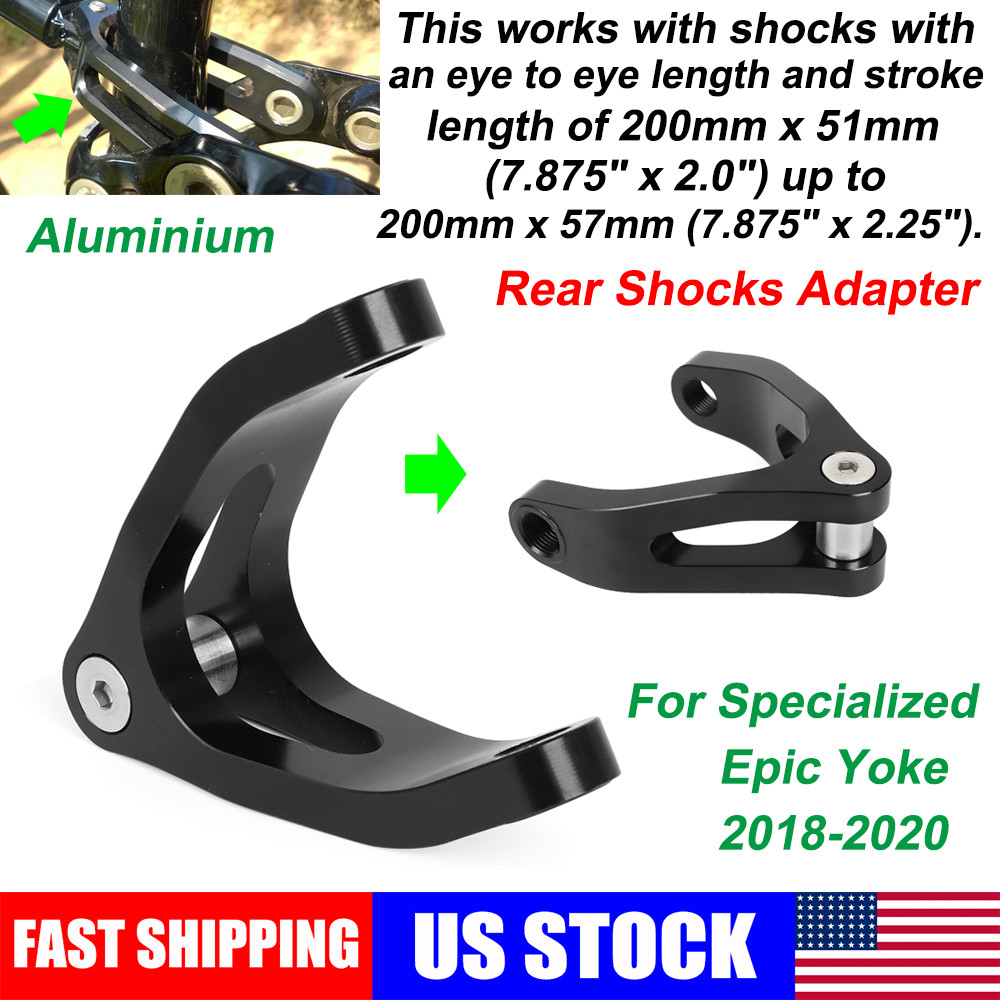 For Specialized Epic Yoke Rear Shock Adapter , Increased Travel , 2018 2019 2020