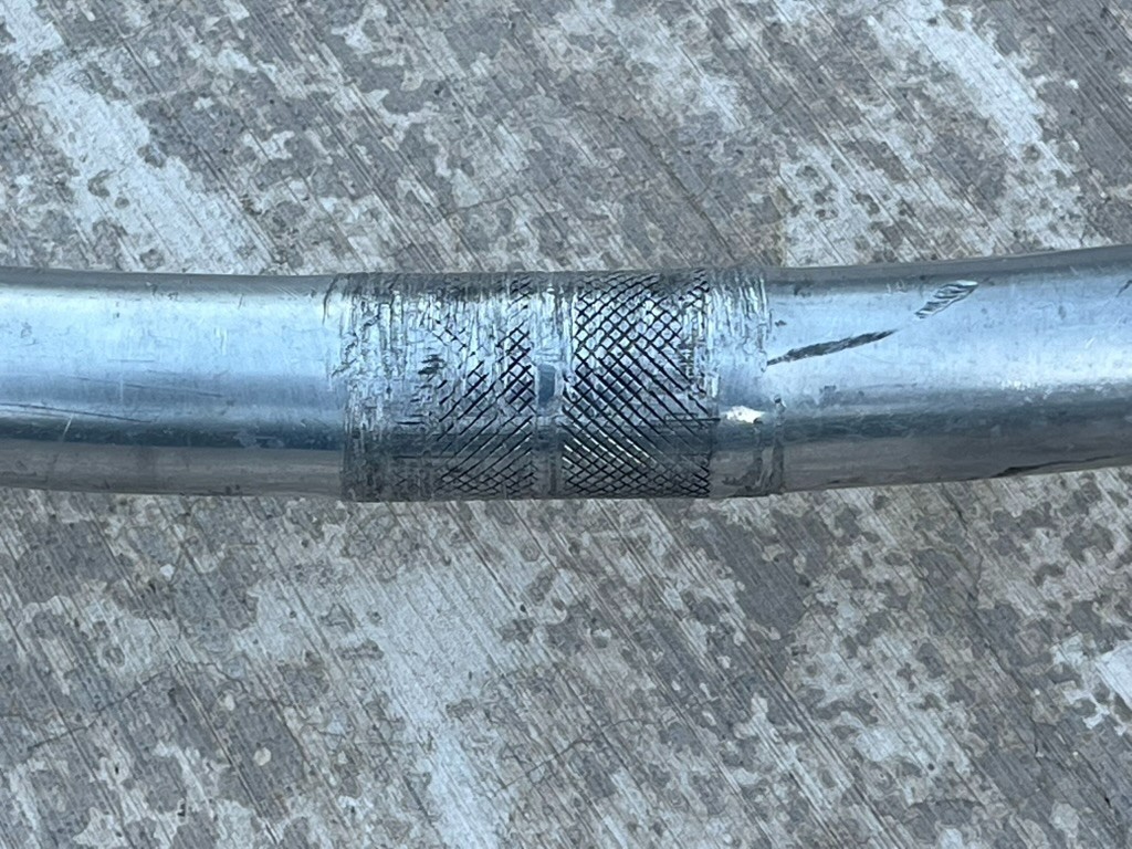 Vintage Unbranded French Porteur Alloy Handlebar | 24.5×525 mm / VGC