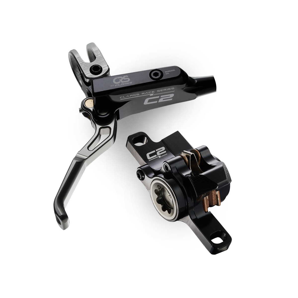 Clarks Race Series (CRS) C2, 2 Piston Hydraulic Disc Brake Set – UK Configuratio