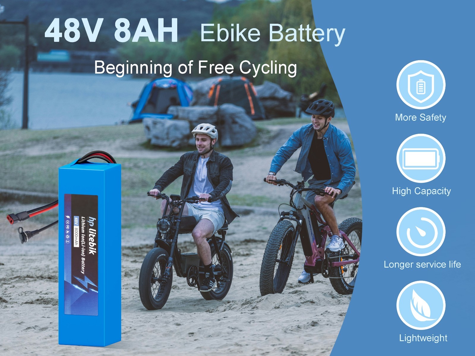 36V 48V 8AH/10AH/14AH/20AH Ebike Battery for 200W-1200W Electric Bicycle Bike