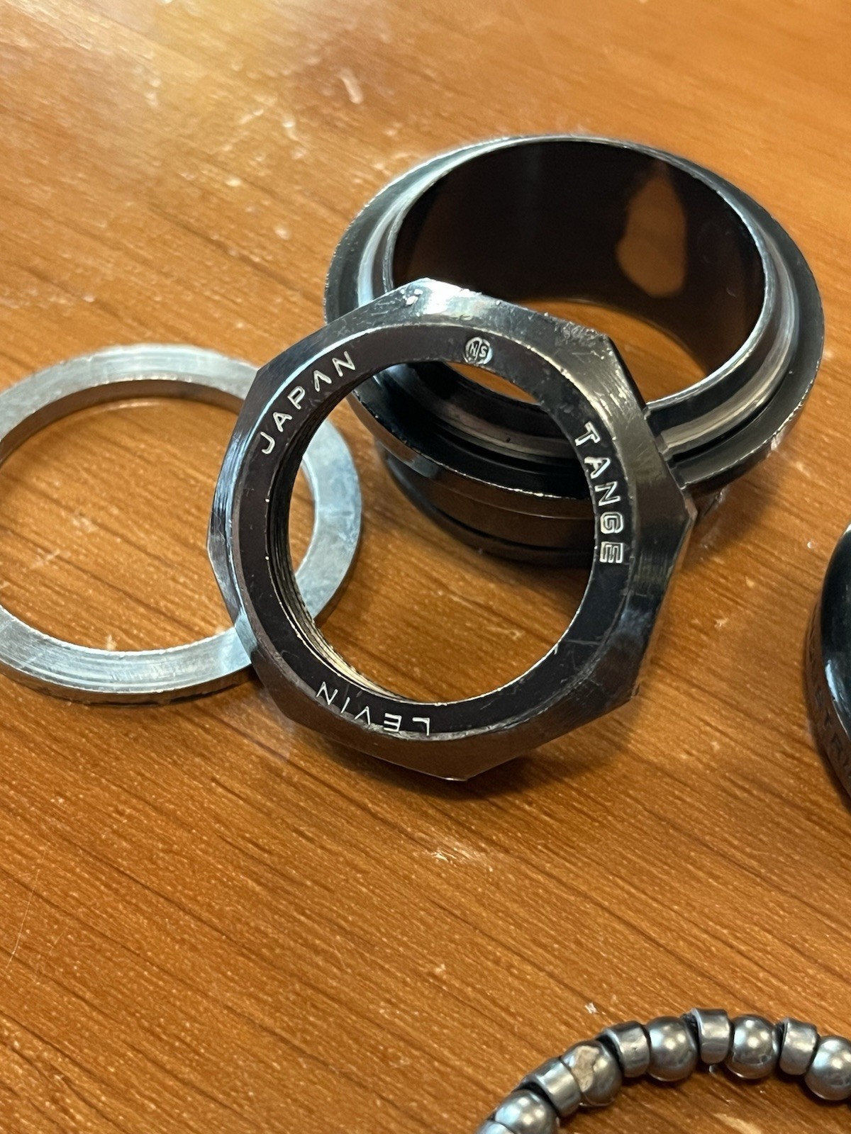 Tange Level NJS Track Headset Black 1” Threaded