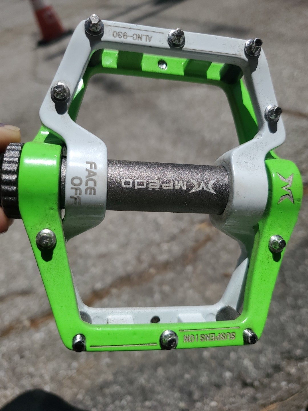 BC bicycle company lightweight aluminum bike pedals wide flat platform
