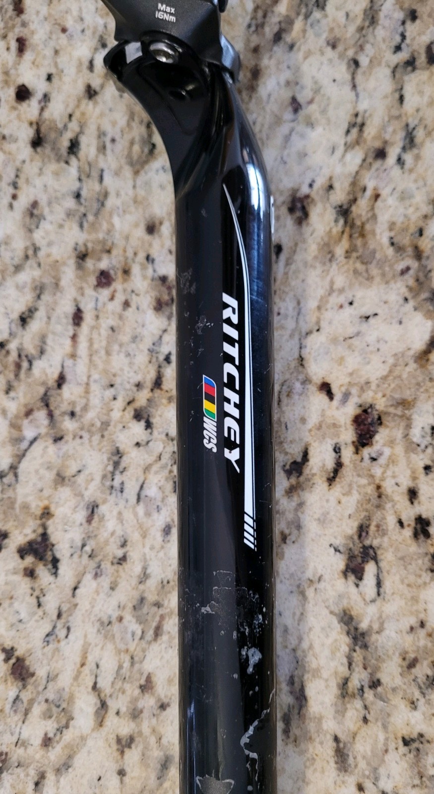 Ritchey WCS Link Seatpost 31.6x400mm Wet Black 20mm Offset Twin Bolt