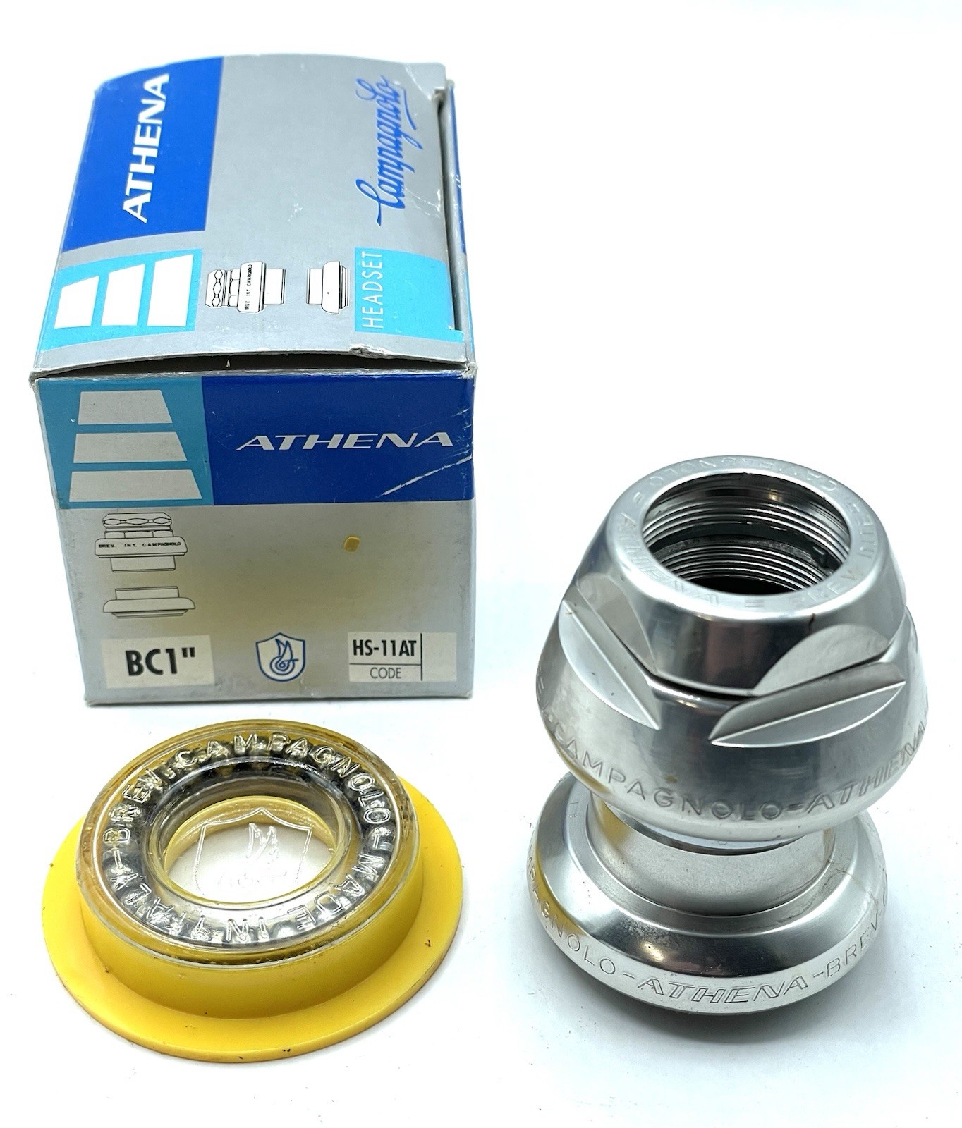Campagnolo Athena BC 1″ Threaded Headset NOS NIB Vintage Campy HS-11AT NEW