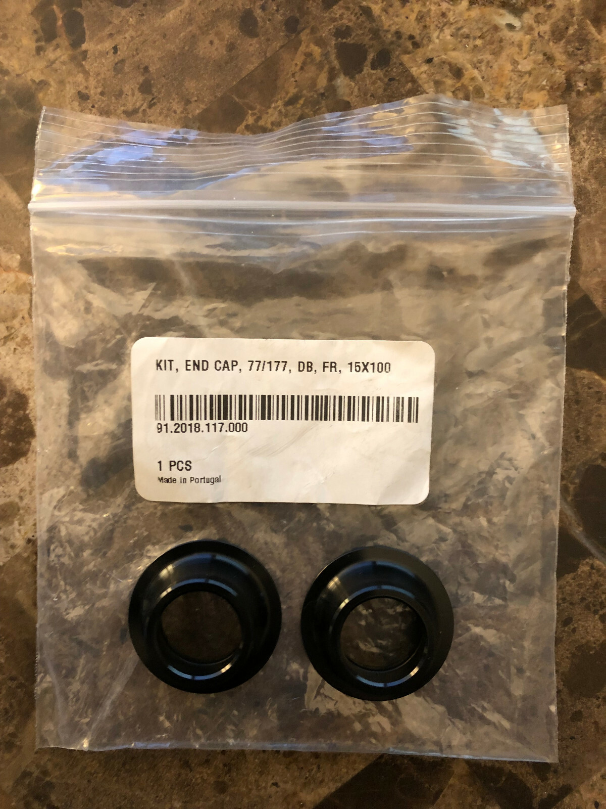 Zipp 77/177 Front Disc Conversion End Caps for 15x100mm