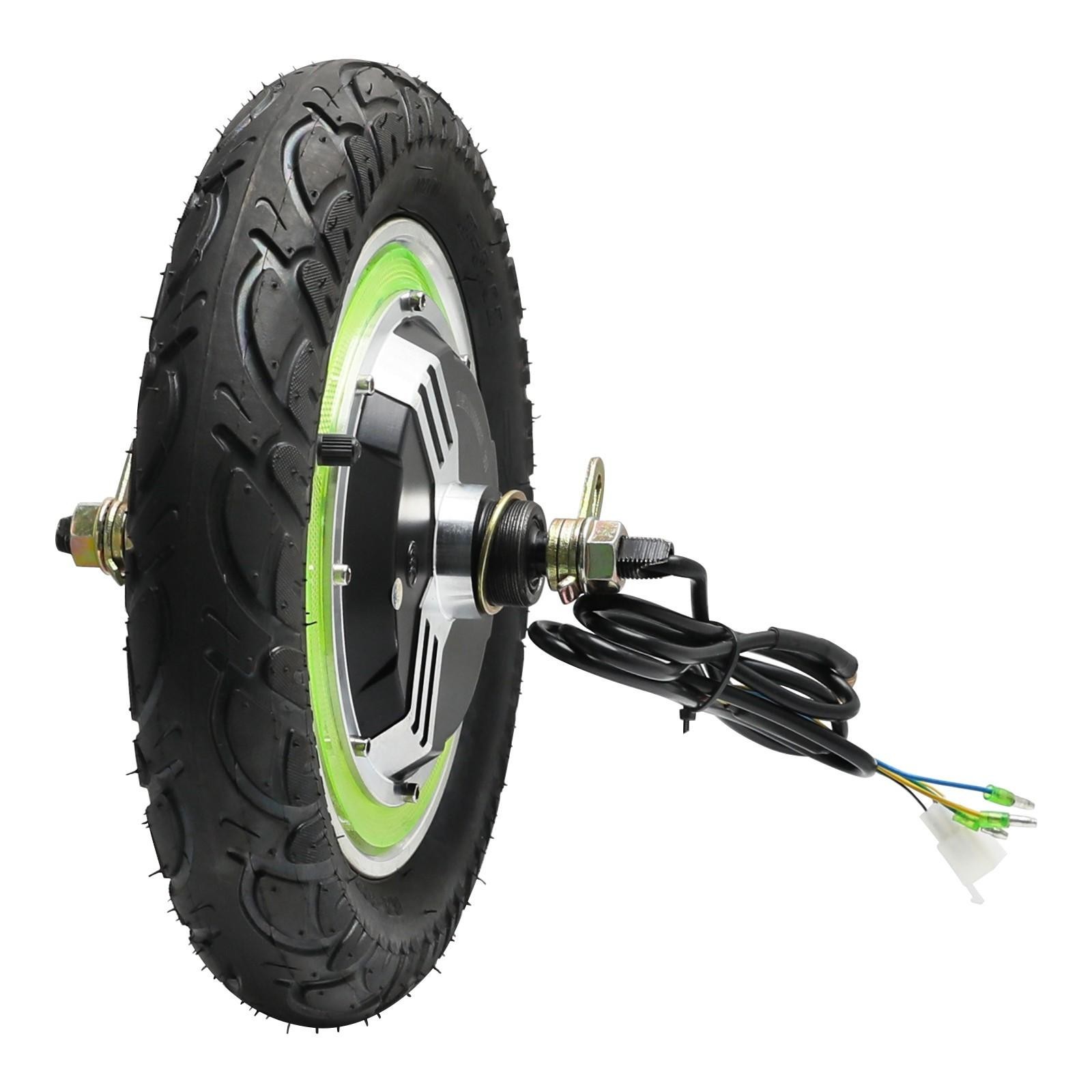 12 inch Hub Motor Kit ebike Scooter 36V 500W Brushless Gearless Motor Tricycle